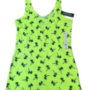 No Boundaries girls large bright palm summer tank!
